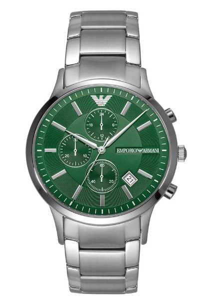 Grab this Emporio Armani AR11507 Green Dial Multifunction Analog Men\'s Watch  from watchbrand.in authorized distributor